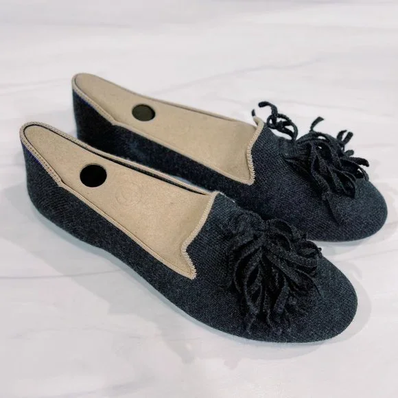 ROTHY’S The Merino Tassel Loafer Black Diamond - Limited Edition - Picture 4 of 14